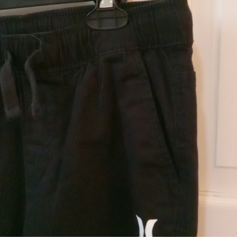 Boys Hurley Black Jogger Pants - Picture 6 of 9